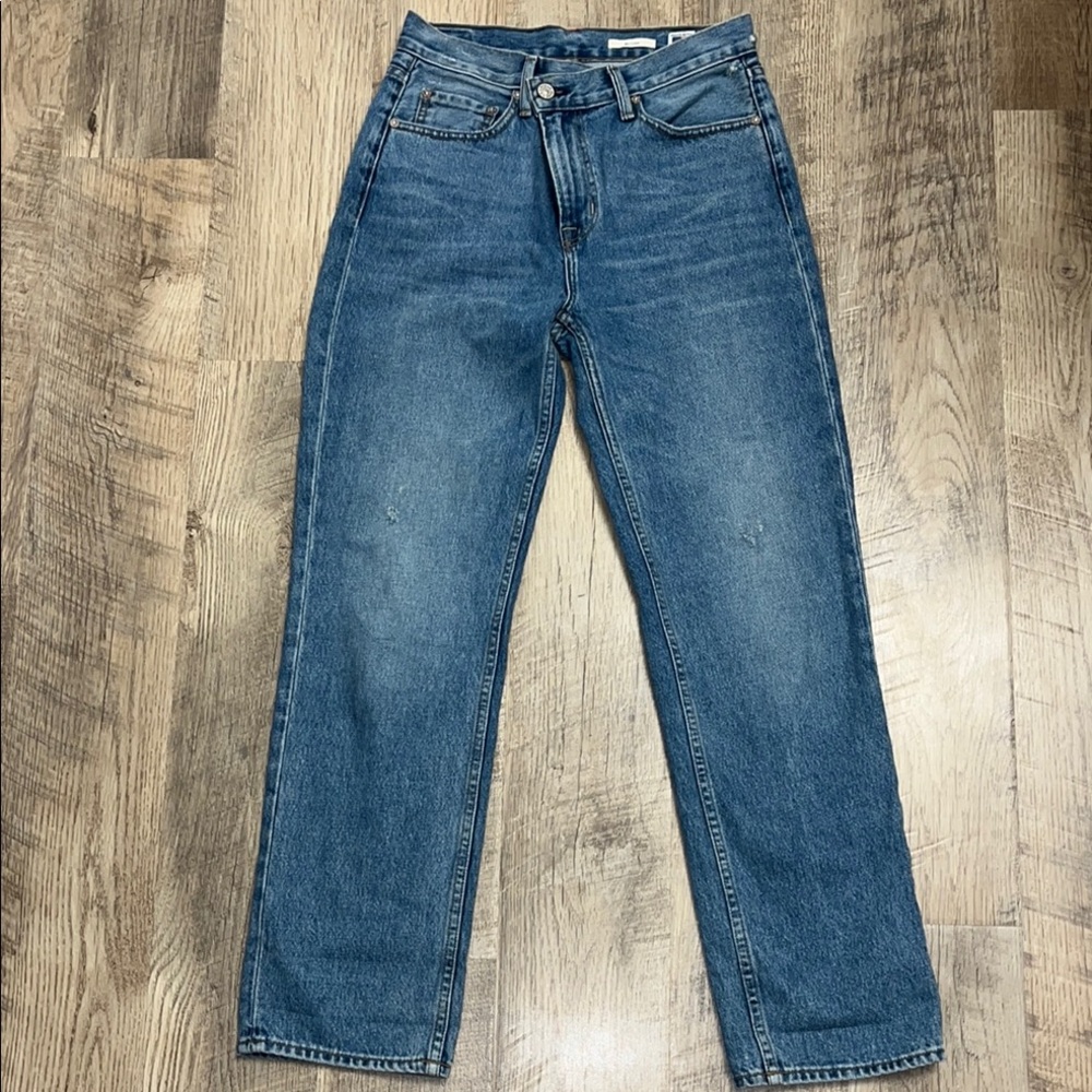 NOEND Denim Women's Size 25 90s Loose Jeans‎ Blue Wash Made USA